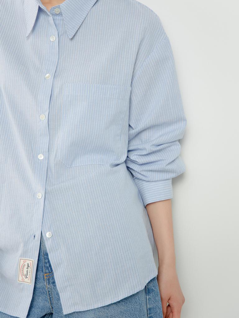 TOGE Essential Striped Shirt (Sky Blue)