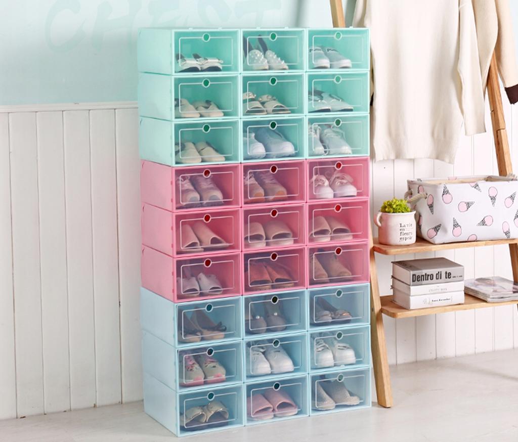 Shoe Box Organizer With Flap Modules Size Xl