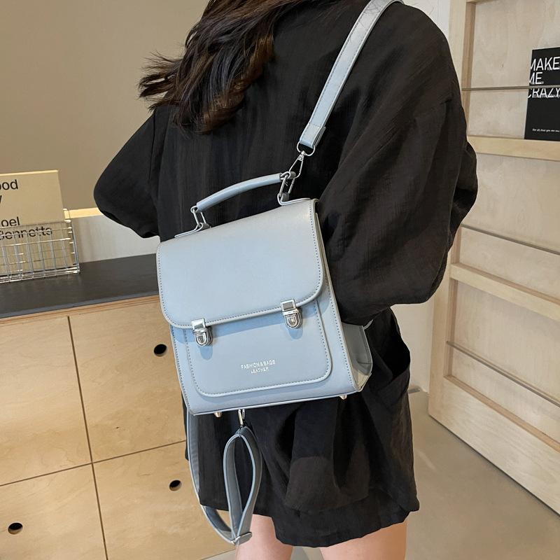 Commuter Backpack Ladies Retro Versatile Handbag Trendy Shoulder Bag