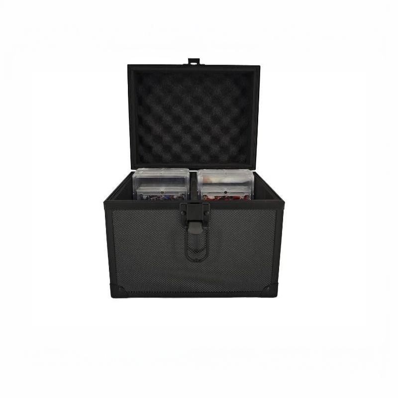 Aluminum Game Card Holder Set Shockproof Hard Carry Case Water Resistant Anti-drop for Board Game Fans Birthday Gift Choice