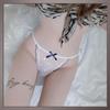 One Limitation Set of Ribbon Thongs and Sexy PTS118S3 of Women's 3-Piece Panties, Underwear, (Set 3, A)