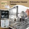 Geschirrspüler Reiniger Tabs 30 Stück Geruchsentferner Blätter Stark Verschmutzung Tiefenreinigung Entkalker für Küche Haushalt Wäsche Waschmaschine