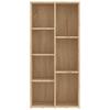 Bookshelf Sonoma Oak 50 x 25 x 106 cm Particleboard
