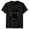 Snake Skull Gothic Graphic Mens T-Shirt Ladies Tee Unisex Top