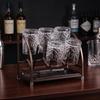 Cup Bottle Drying Rack with Removable Drip Tray Iron Storage Rack