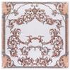 90*90cm Luxury Brand Women Silk Scarfs European Architectural Pattern Square Scarves Spring Summer Shawls For Ladies