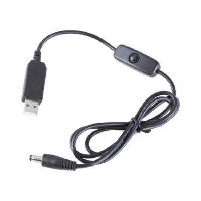 USB 5V To DC12V Adapter Converter Cable USB To DC5.5x2.1mm for Routers Small Fan WIFI Charging Bank Connector