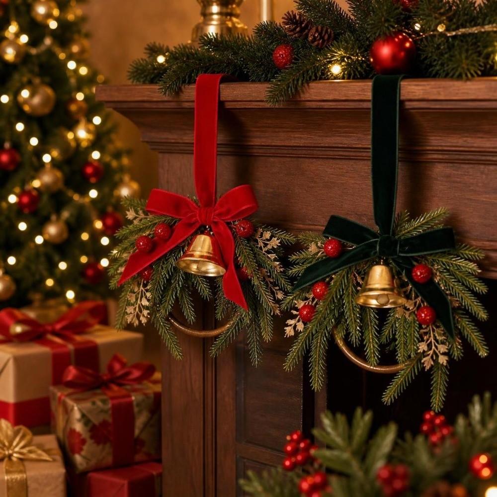 Exquisite Xmas Tree Pendant Retro Christmas Decoration Bells Christmas Jingle Bells for Xmas Tree
