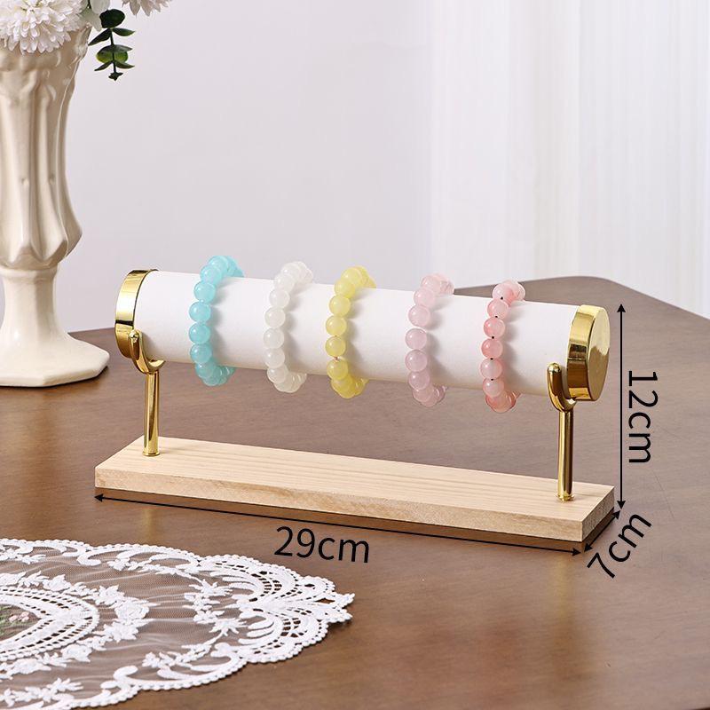 Premium Solid Wood Triple Layer Jewelry and Bracelet Display Stand