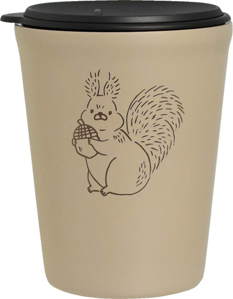 

Ippinsha sotto tumbler with lid squirrel BR 10702
