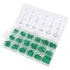 270pcs 18 Sizes Car Air Conditioning Compressor Seals Assortment Kit Green ORing for Water Faucet
