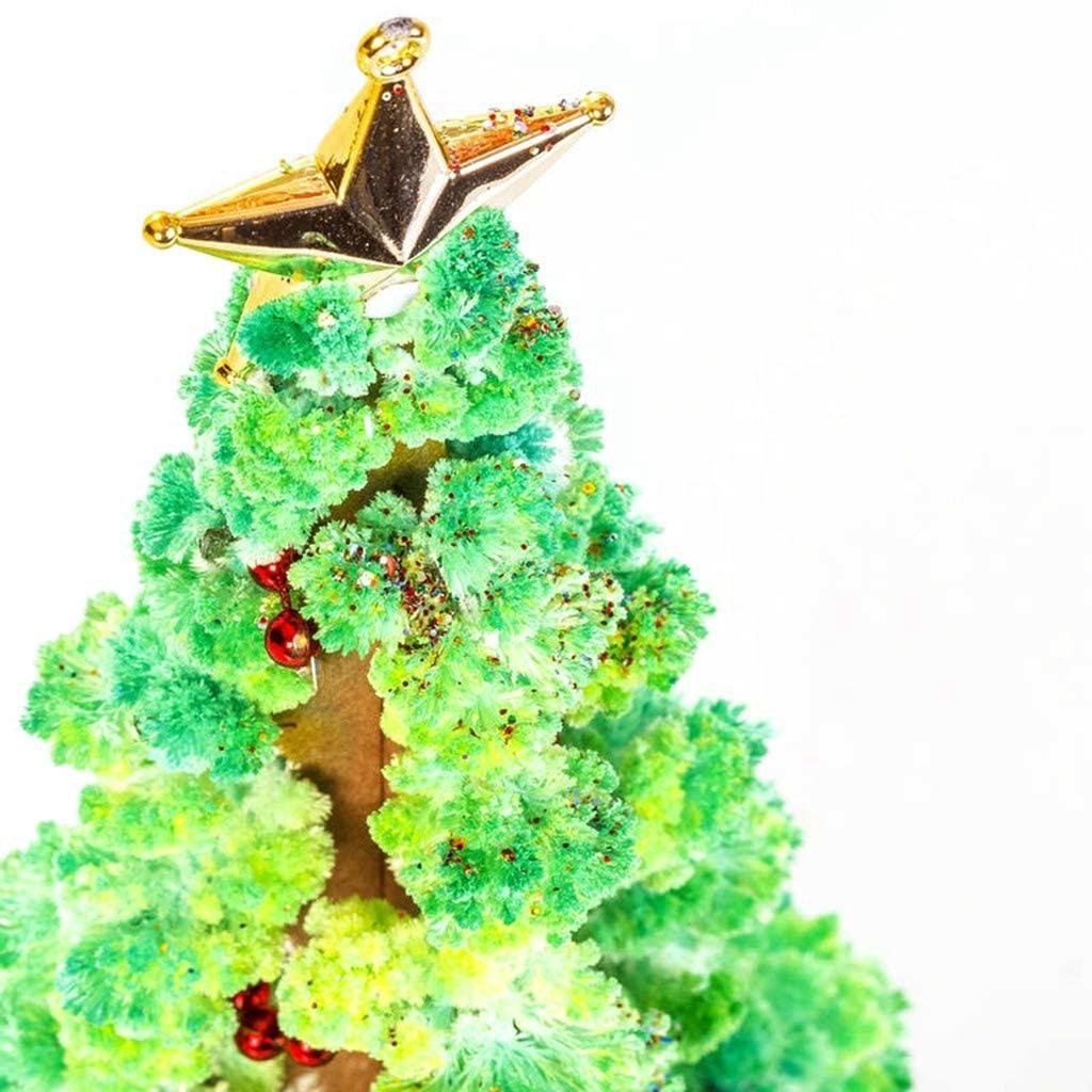 Novelty Funny DIY Visual Paper Crystals Growing Christmas Tree Science Toys Stocking Filler Gift