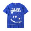 Best In The Molar System Design - Funny Tooth Pun T-Shirt Normal Top T-Shirts Classic Tops Tees Cotton Mens Classic