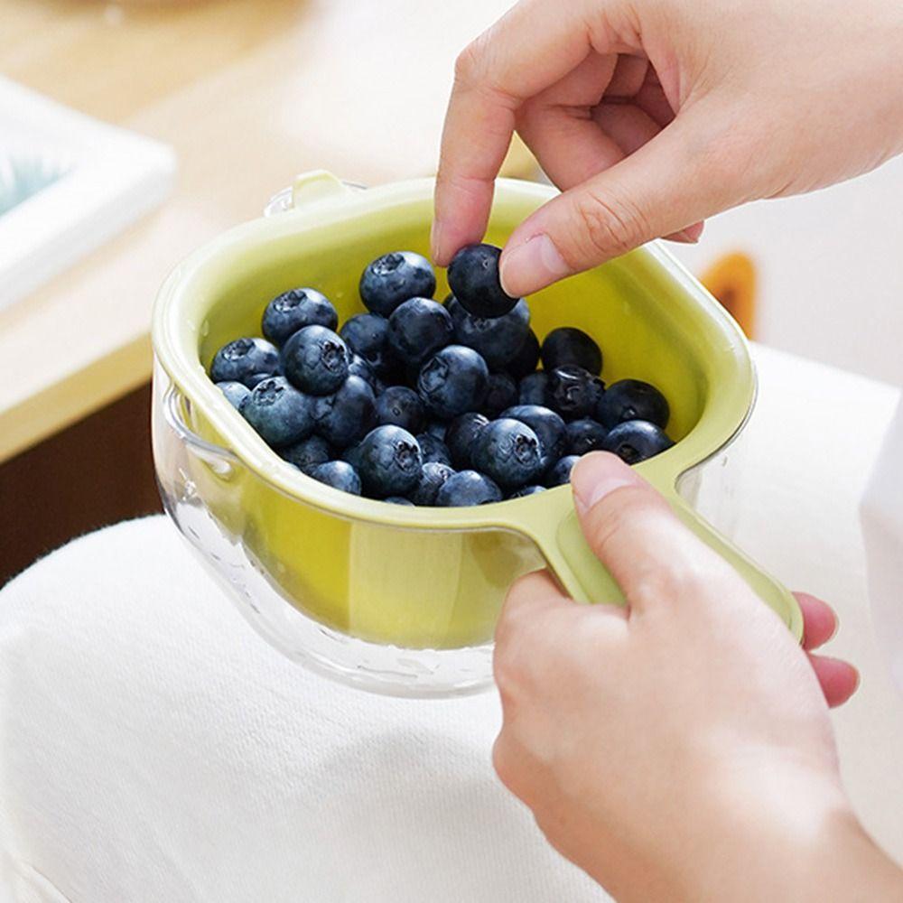 with handle Kitchen Sink Drain Basket Multifunctional Draining Bowl for Household