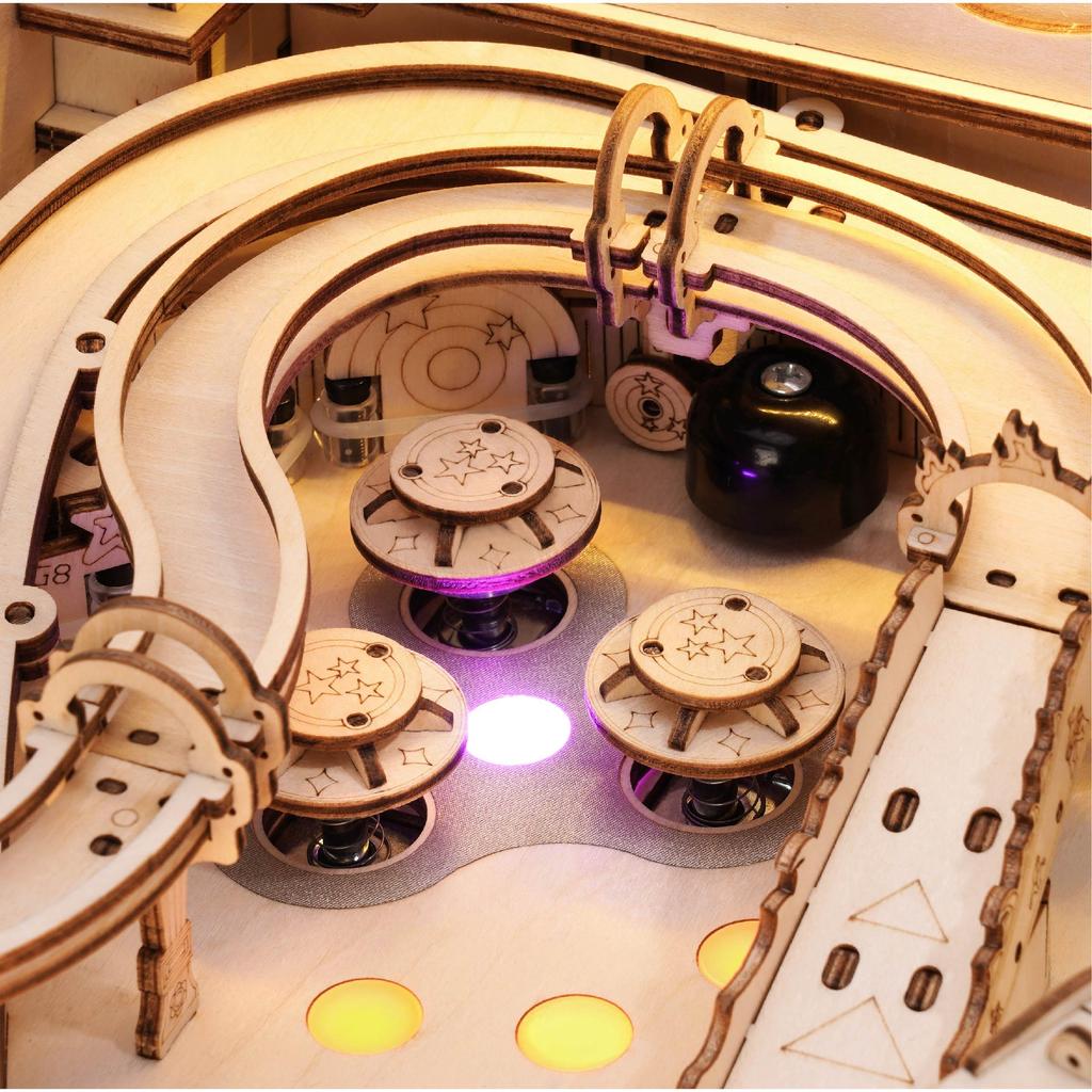 ROBOTIME ROKR 3D Pinball Machine 3D Wooden Puzzle EG01