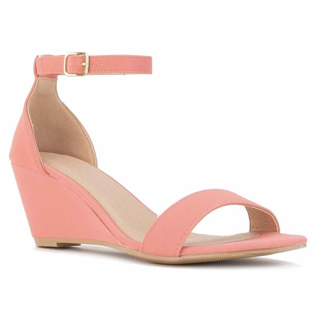 Women Sandals Sexy 8cm Pointed Toe Thin High Heels Wedge Platform Ankle Strap Sandal Party Solid Color Wedding Shoes