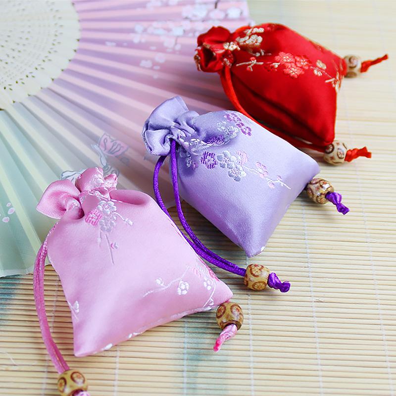 8*10cm/10*14cm Seidenbeutel Kordelzugbeutel Gemischte Farben Halskette Armband Perlenbeutel Schmuckverpackung Weihnachts-/Hochzeitsgeschenktasche