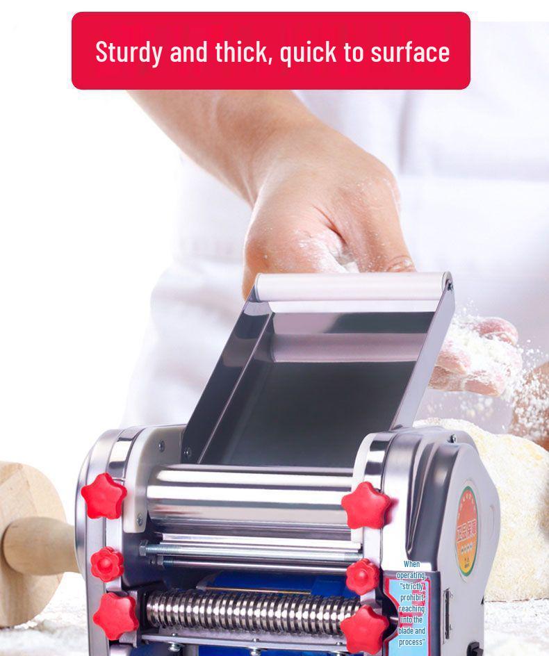 Automatic Stainless Steel Electric Dough & Noodle Press for Home & Small Business