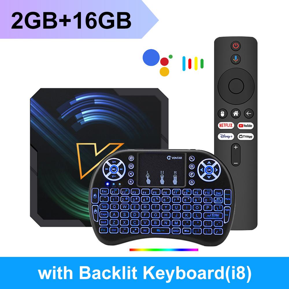 VONTAR R5 ATV Android14 Smart TV Box Realtek1325 Support AI-PQ AI-SR HDR10+ Wifi6 Set Top Box