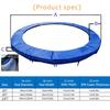 Replacement Trampoline Surround Pad Foam 6ft/8ft Safety Guard Spring Cover Padding Pads Spring Cover UV-Resistant