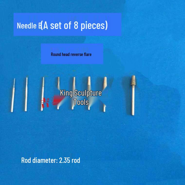 Diamond Jade Carving Tool Set: Polishing & Grinding Needles for Stone