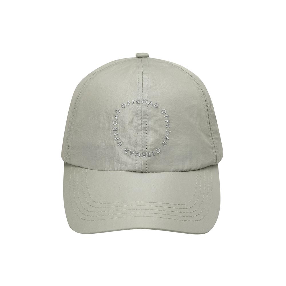 OFFROAD Unisex Circle Embroidered Cap (Ash Olive)_5Lg7412