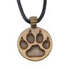 Pendentif Faune du Royaume Animalier Métal Bronze Antique Collier Ras-du-cou pour Femme Cadeau Mode