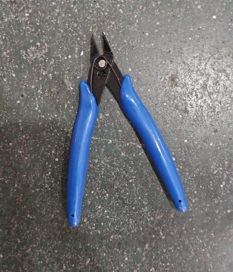 Industrial-Grade Angled Electronics Diagonal Pliers for Electricians - Wire Cutters and Trimming Tool