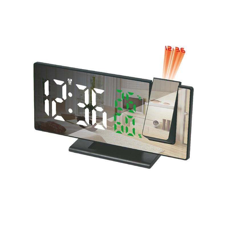 LED Projection Clock: Multifunctional Digital Alarm with USB and Auto Light-Sensing