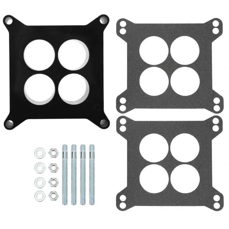 For Holley Chevy 4Bbl Sbc Bbc Engine Carburetor Spacer 2In 4 Hole Open Center Style Replacement For Holley Carb