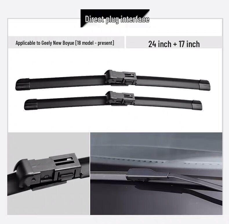 Bone-Free Wiper Blades for MG MG6, MG3, GS, Roewe GS, MG7, MG5, ZS - Front and Rear
