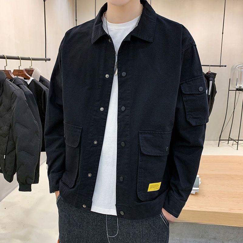 Men's Trendy Korean-Style Cotton Jacket for Spring & Autumn (2025)