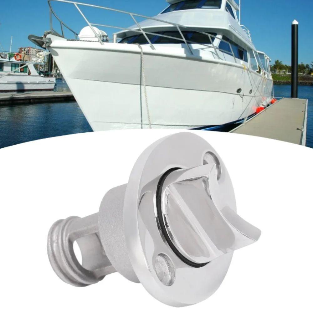 Stainless Steel Bung Hole Rubber Material Boat Drainage Drainage System Drain Plug Dinghy Boat