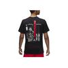Jordan Letter Print Crew Neck Short Sleeve T-Shirt Men Tops Black FD7026010
