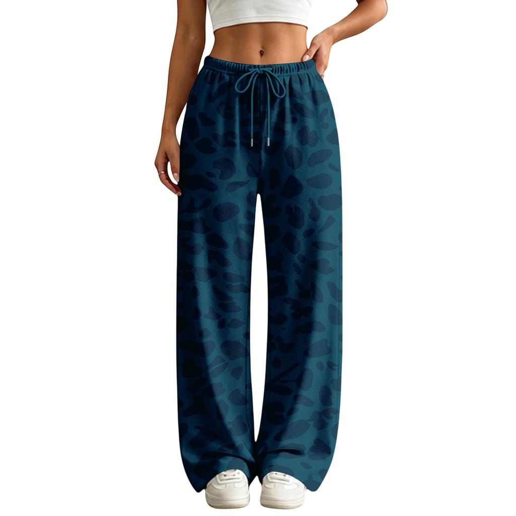 Pantaloni della tuta casual da donna a gamba dritta con tasche Pantaloni colorati per l'uso quotidiano