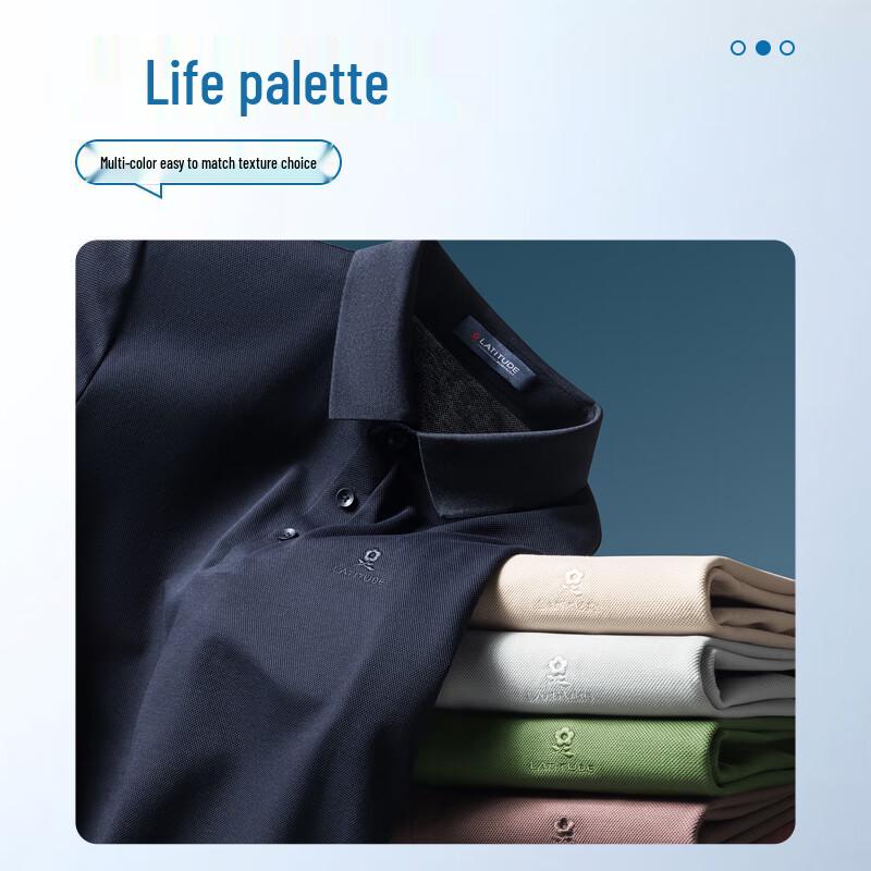 MONTAGUT Pánské letní polo tričko ze směsi hedvábí Ice-Cool