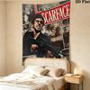 Scarface Wall Tapestry Aesthetic Wall Hanging Printed Fabric Blanket Decorative Tapestries For Bedroom Living Room Home Decor