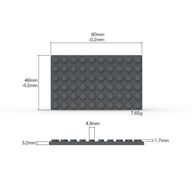 10 stücke DIY Bausteine Dünne Zahlen Bricks 6x10 Punkte 12 Farbe Pädagogisches Kreative Größe Kompatibel Mit 3033 Spielzeug für Kinder