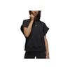 Jordan Solid Color Loose Hoodie Long Sleeve Women Tops Black FB4610-010