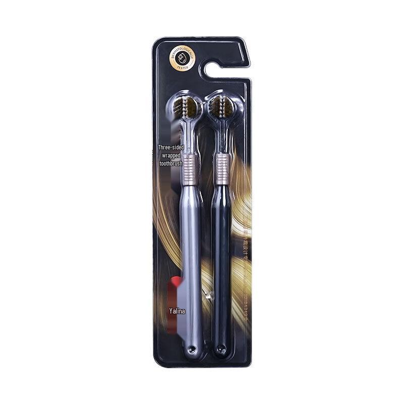 YALINNA Three-Sided Soft Bristle Adult Toothbrush