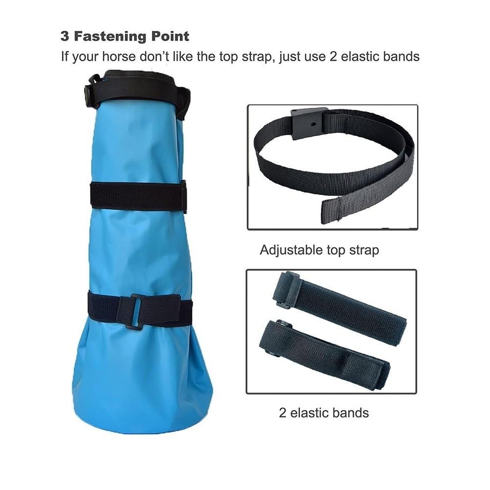 With Elastic Band Hoof Soaking Boot Adjustable Horse Hoof Boots Hoof Waterproof Bag  Stables