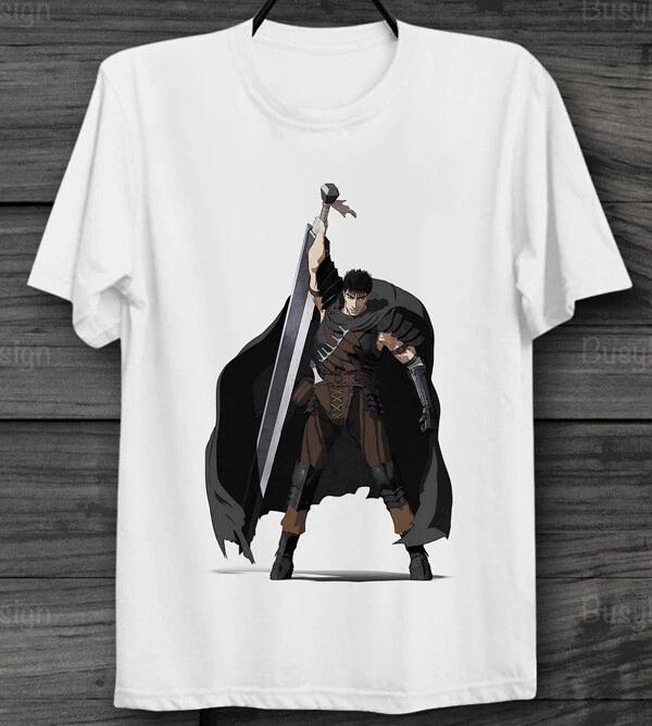 

Guts Berserk Final Fantasy Аниме Футболка Постер Унисекс Мужской и Женский Топ M