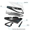 KEYSION with Touch Pen Case for Samsung Galaxy Z Fold 6 5 5G Hard PC Kickstand Phone Cover With Tempered Glass Screen Protector