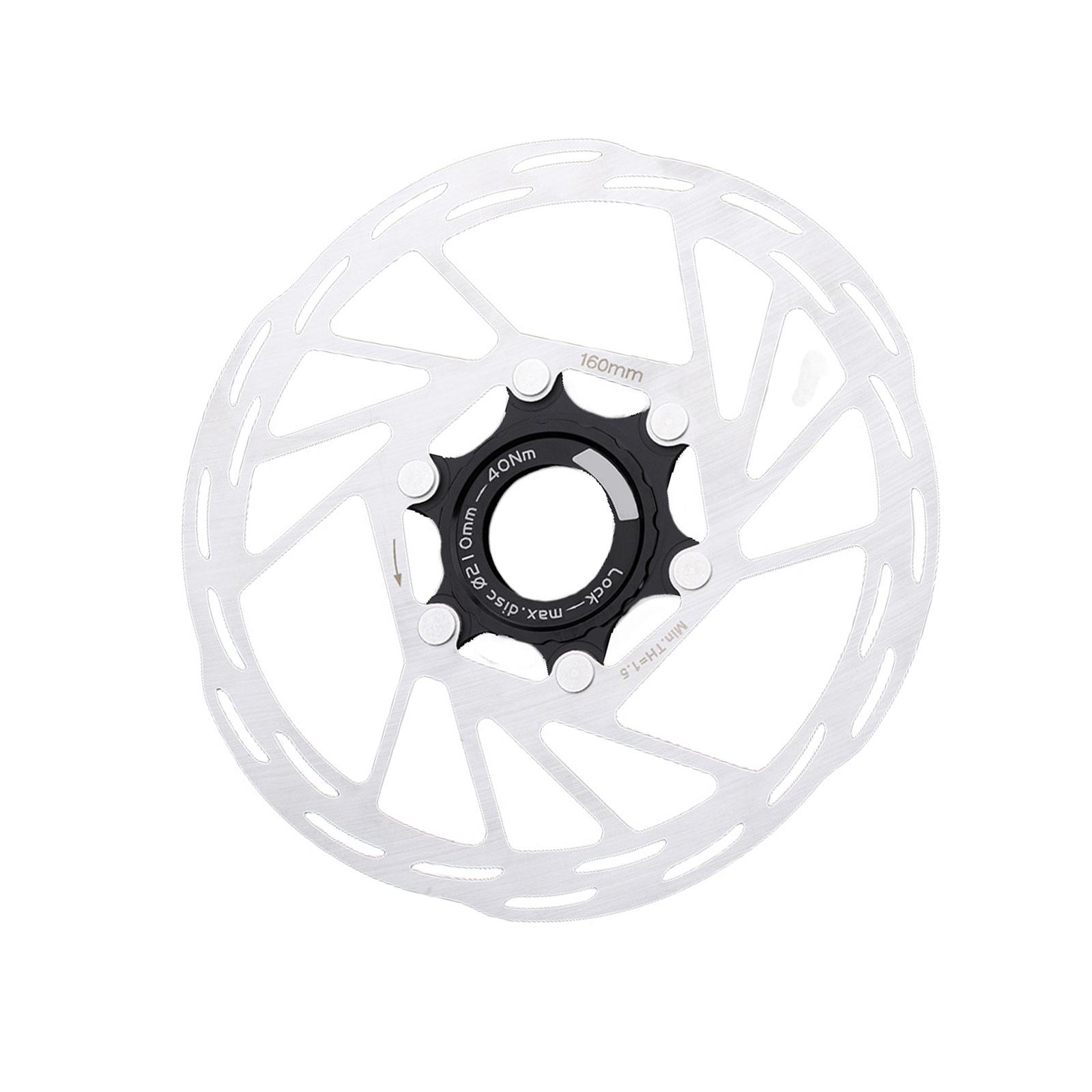 

Bicycles Centerlock Rotor Durability Centerlock Disc Brake Rotor Hydraulic Brake for Smooth Riding 160MM