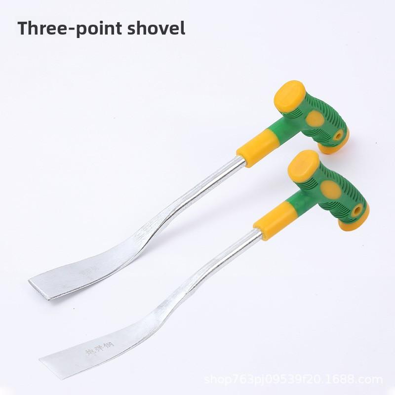 

1 шт. Бытовые уличные сельскохозяйственные инструменты Лопата Многофункциональная садовая лопата-скребок для очистки сада Инструменты для посадки на ферме Прополка Three-point shovel