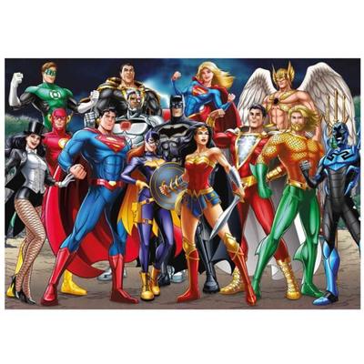 500-piece Puzzle - EDUCA - DC Comics Justice League - Multicolor - 48x34 Cm - For Children from 10 Years Old