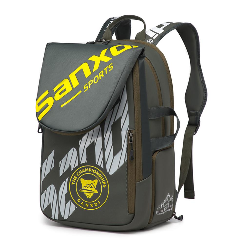 Foldable Tennis Backpack Anti-Scratch Portable 3 Tennis Rackets Bag Breathable Multifunction Sports Backpack for Outdoor Sports