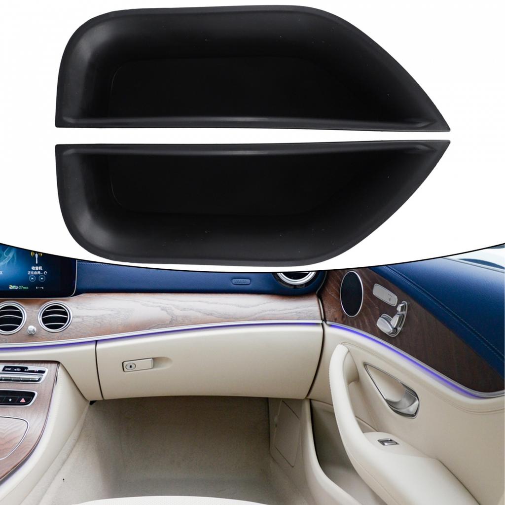 2pcs Car Interior Door Pocket Box for Mercedes E-Class W212 2010-2015