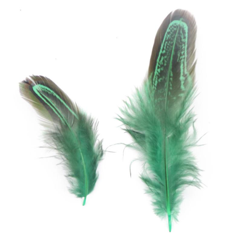Natural Feather Diy Feather Dachang Feather Pheasant Hair Headdress Accessories Clothing Accessories 5-8Cm Colored Feather