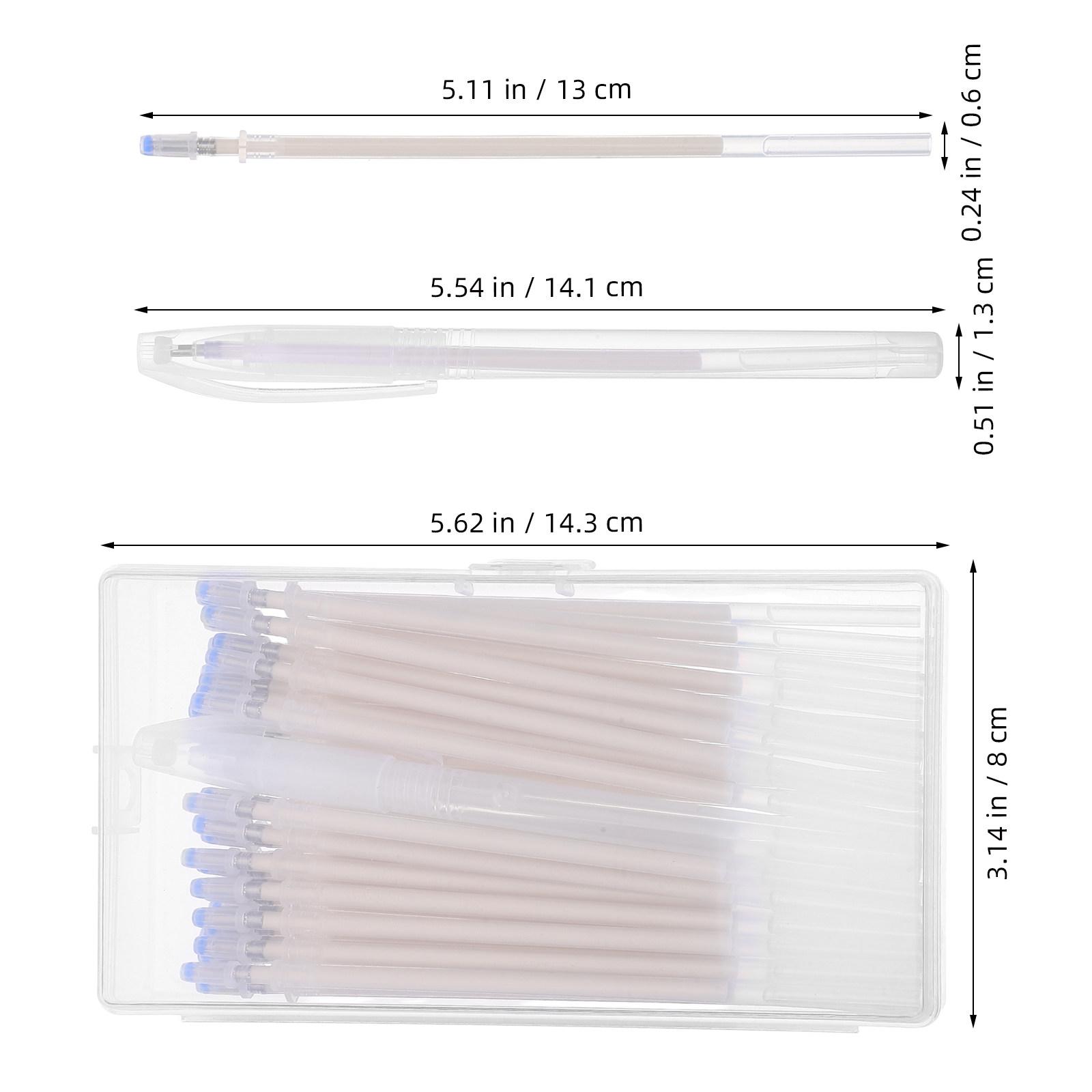 

41Pcs Thermal Erasable Pen for Fabric Disappearing Ink Refills Seamstress Marking Tool for Embroidery Dressmaking Quilting